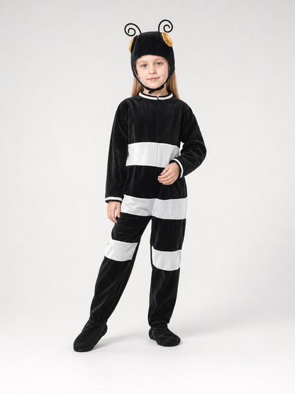 This one-piece insect costume features a playful design and is intended for Costumes detail