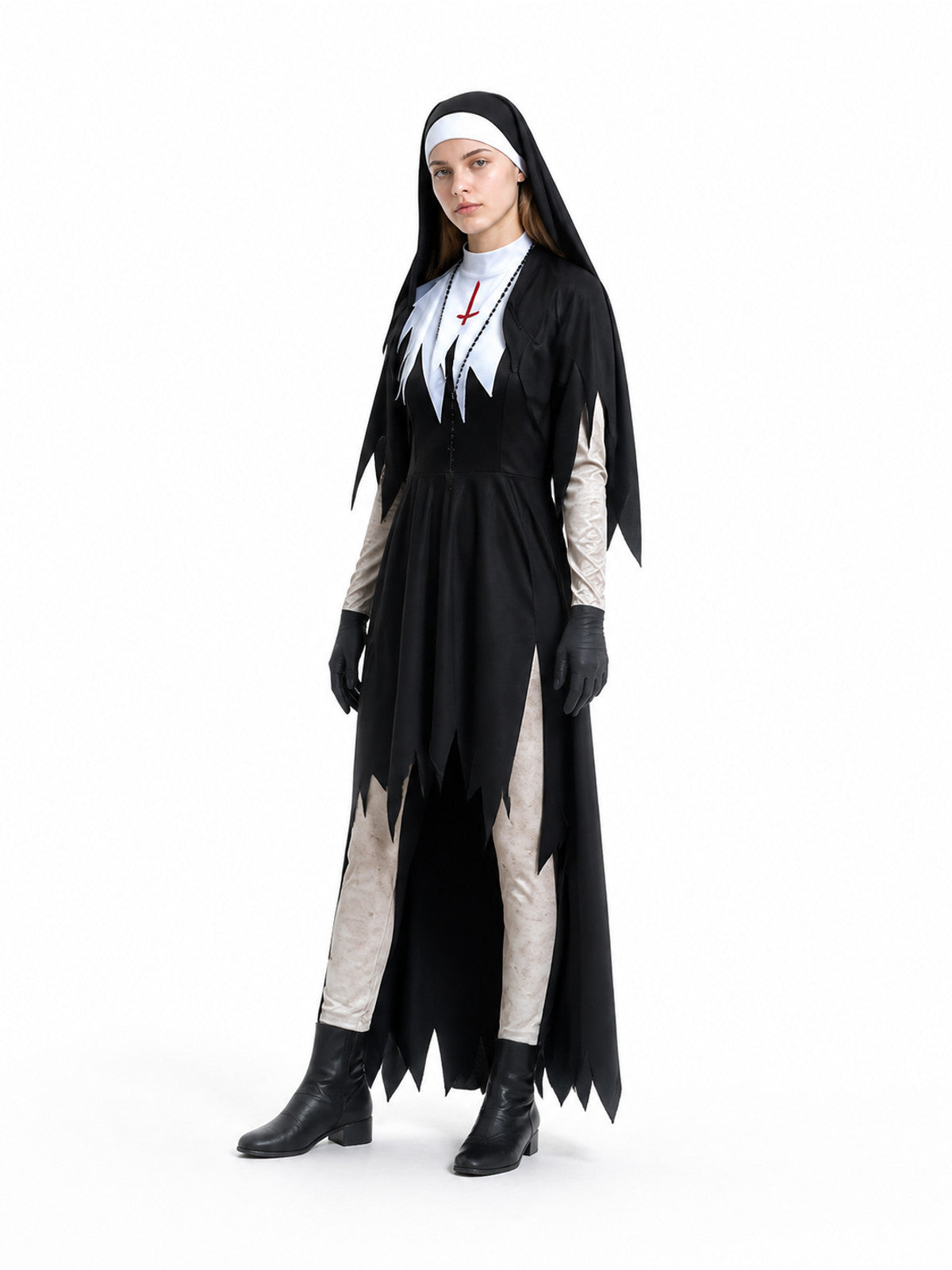 Carnival Costume: Dress, Headpiece, Gloves Costume Dresses detail