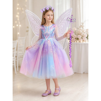 Fairy Princess Costume with Butterfly Wings lifestyle view