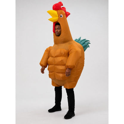 Inflatable Chicken Costume, Carnival One-Piece Outfit lifestyle