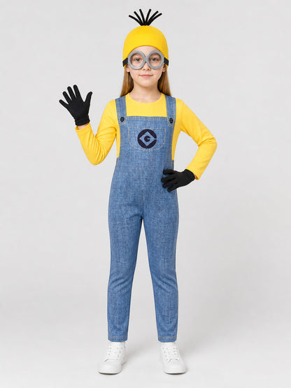 Minion Costume with Goggles, Yellow and Blue 2026