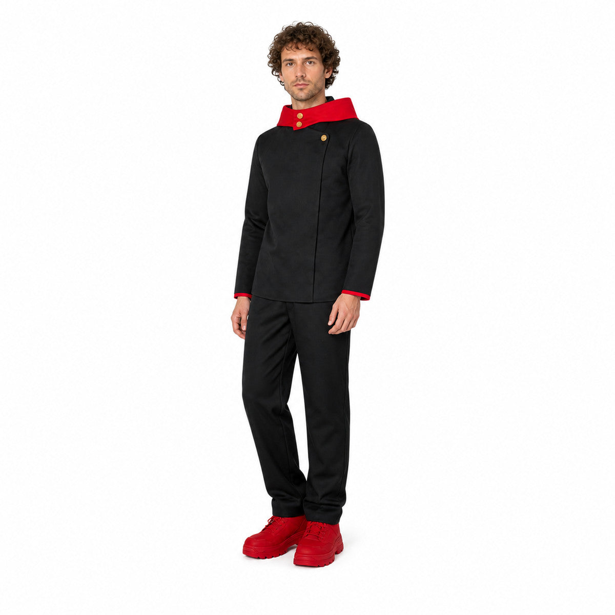 Anime Cosplay Costume with Top and Pants Costumes detail