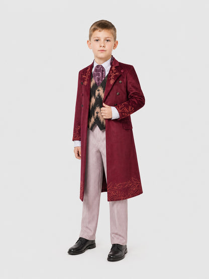Willy Wonka Costume with Coat, Vest, Shirt, and Pants Costumes detail
