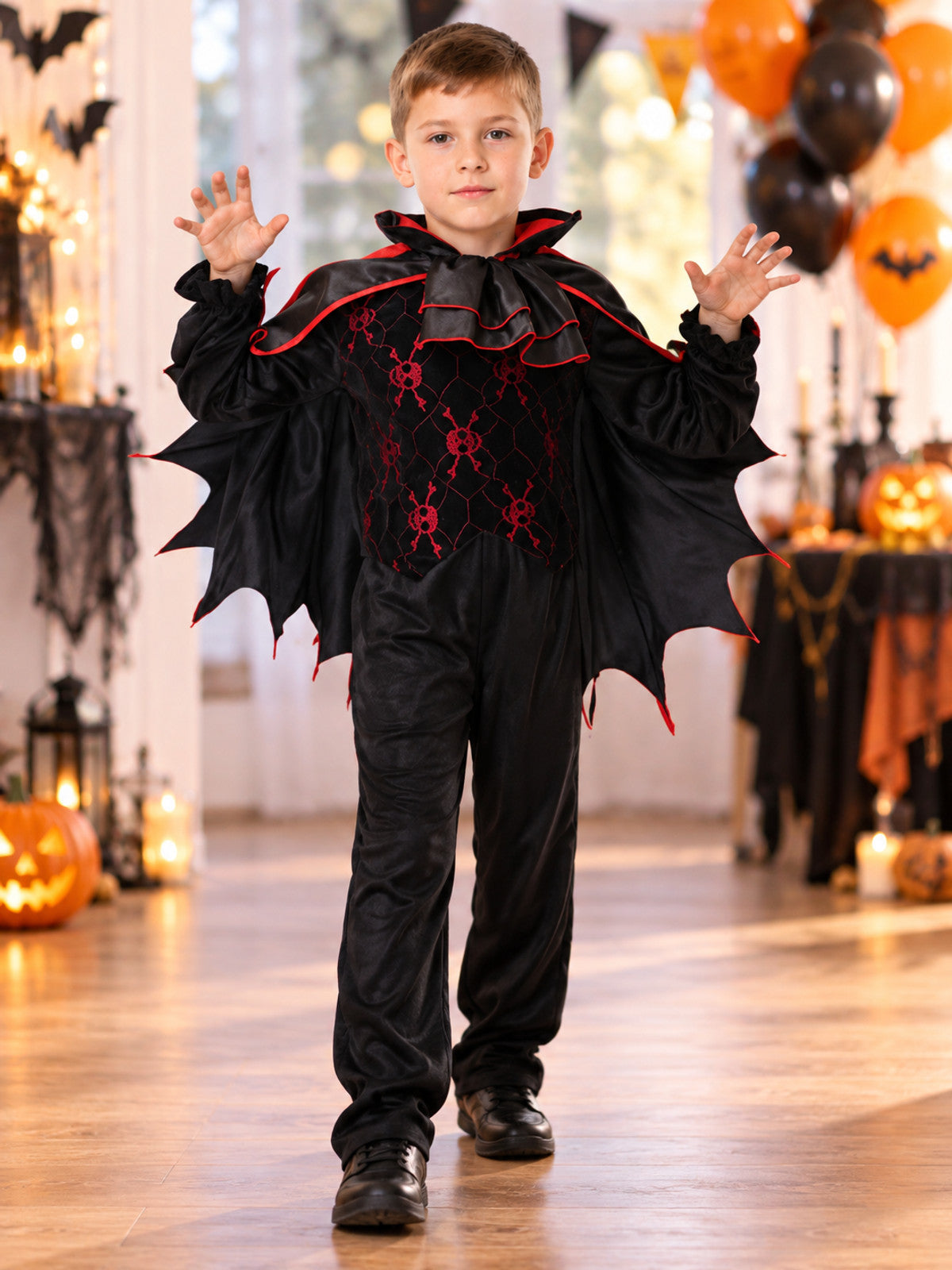 Vampire Costume with Red Trim lifestyle view