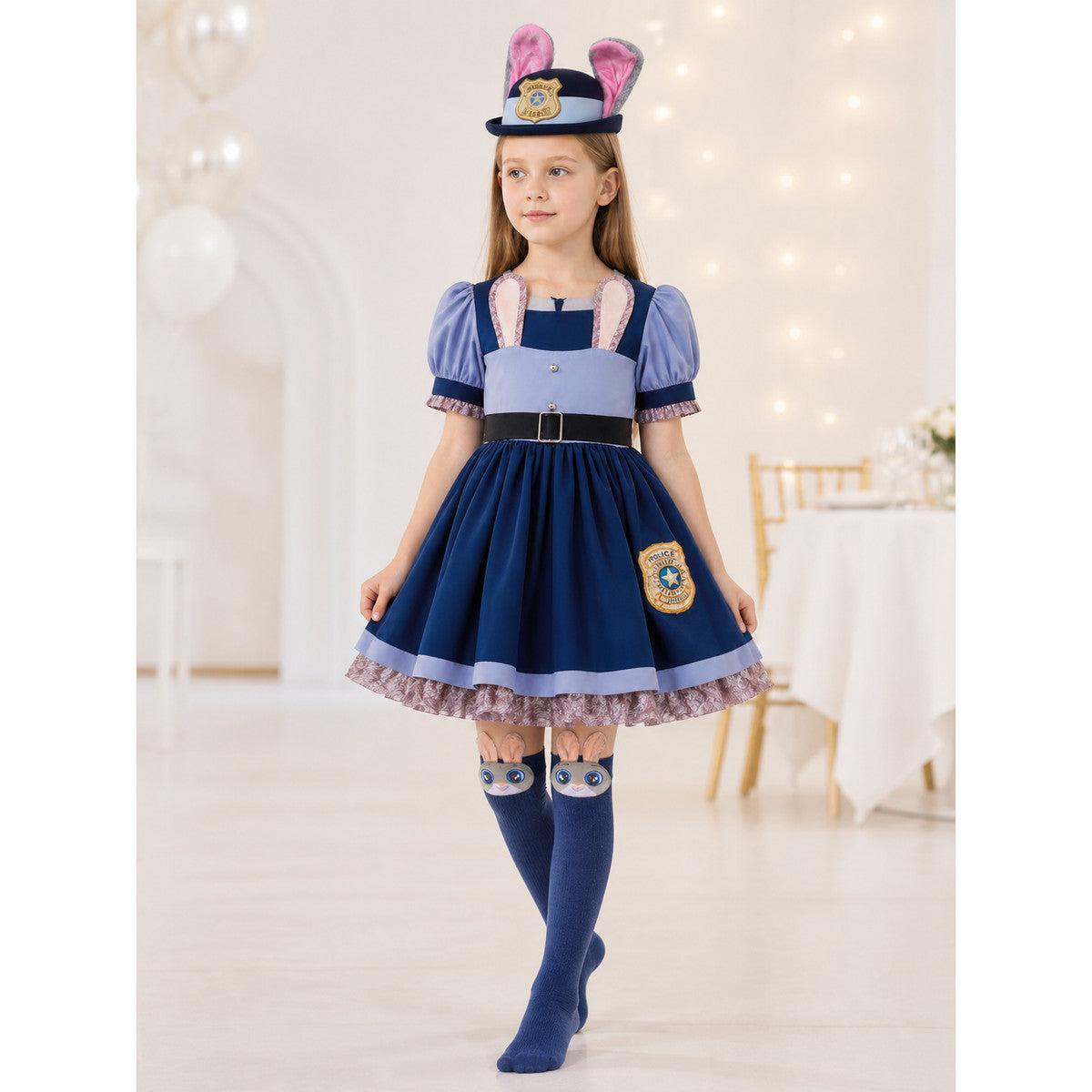 Halloween Police Rabbit Costume lifestyle view