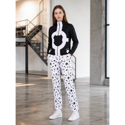 3-Piece Black and White Cosplay Costume lifestyle view