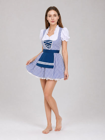 Bavarian-Style Costume Dress with Apron Costume Dresses detail