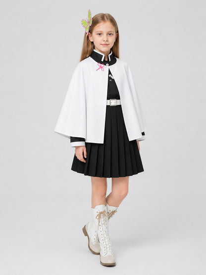 Shinobu Cosplay Costume with Cape and Accessories Costume Capes detail