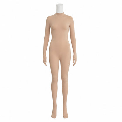 Fitted Skin-Tone Dance Jumpsuit product detail