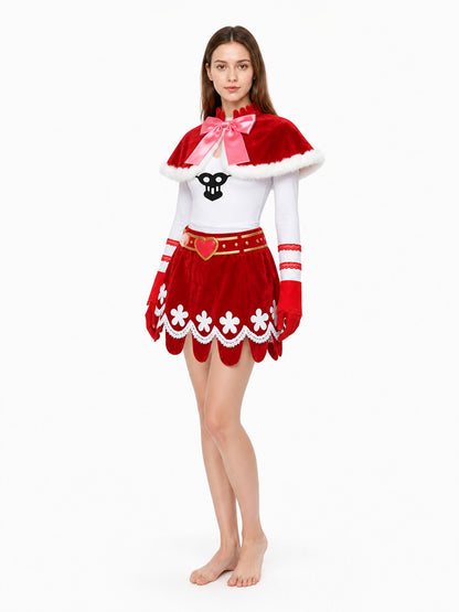 Perona One Piece Cosplay Costume with Cape Costume Capes detail