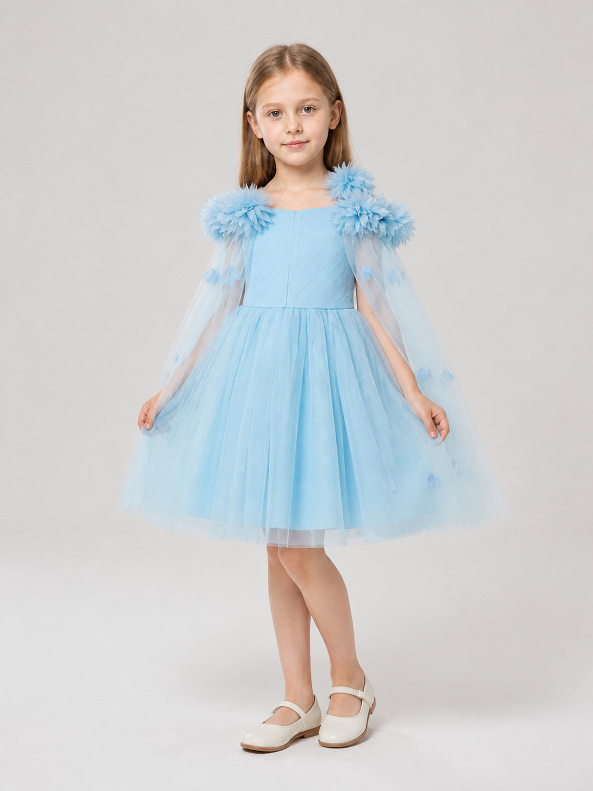 Princess Flower Tutu Dress for Flower Girls
