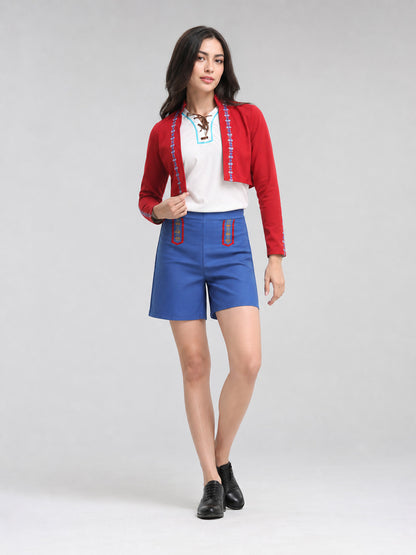 Historical Cosplay Costume, Red and Blue Set