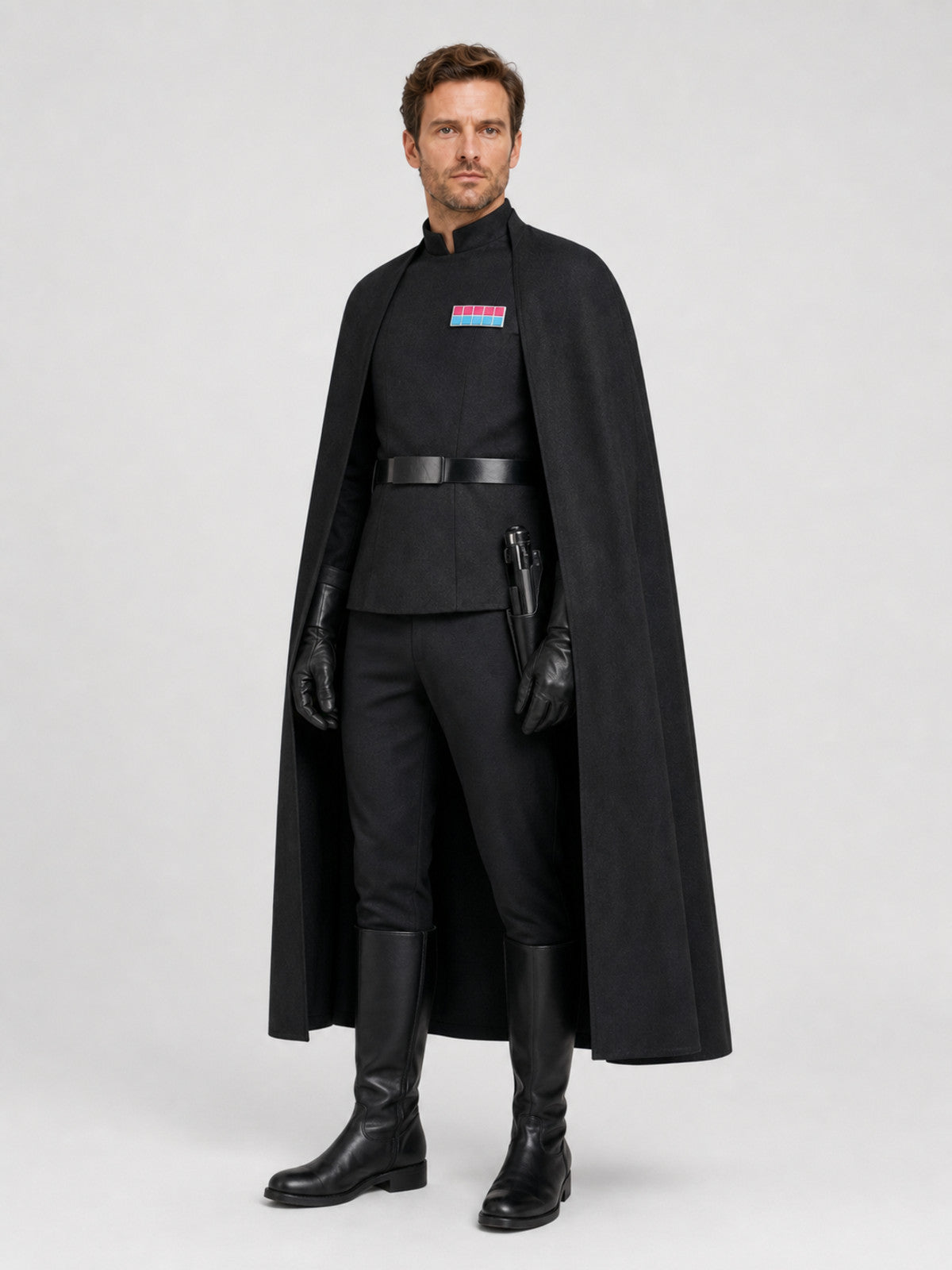 Black Star Wars Imperial Officer Cosplay Costume Costumes detail