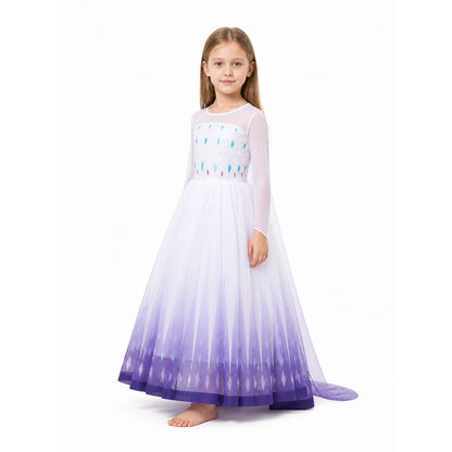 Children's Elsa Costume, Long-Sleeve Dress Costume Dresses detail