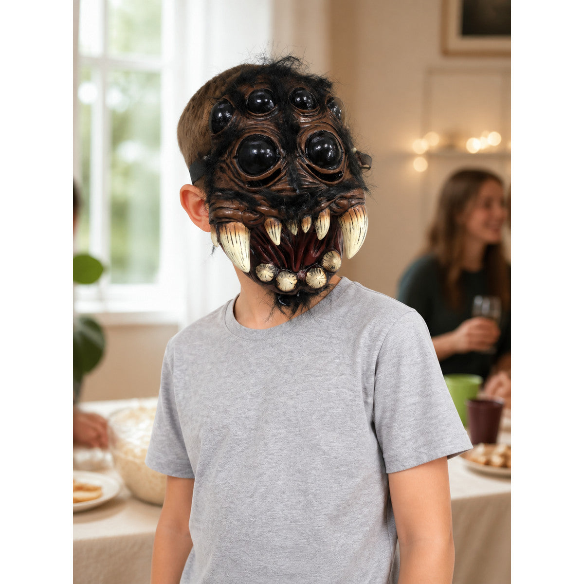 Scary Spider Carnival Headwear for Halloween lifestyle view