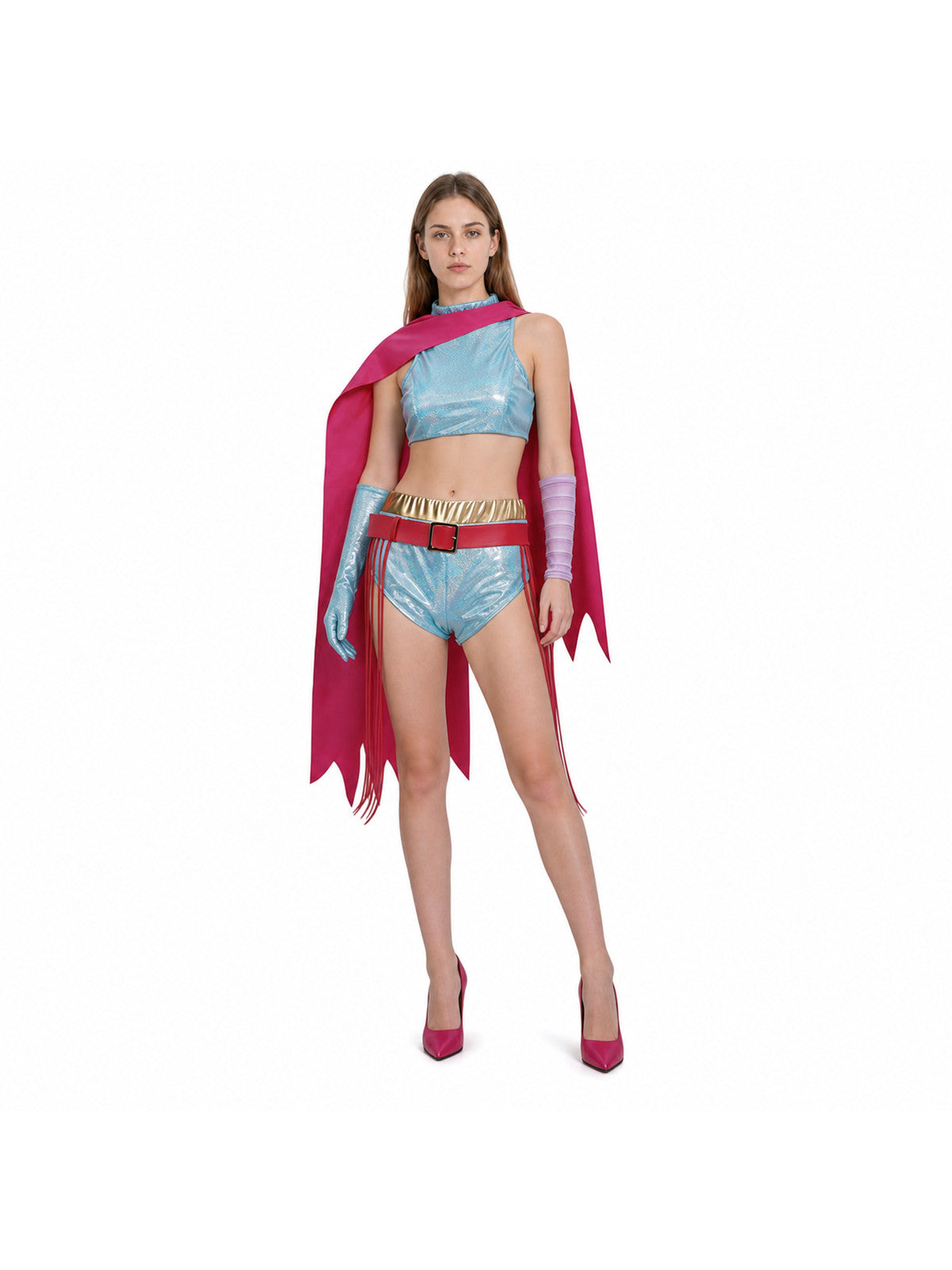 Character costume set with top, shorts, and accessories Costume Accessories detail