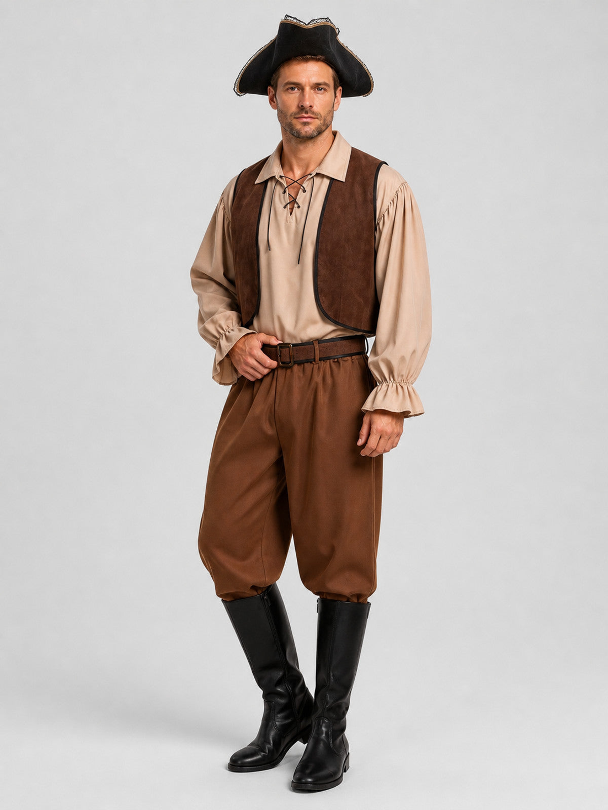 Matching Pirate Costumes for Couples for Halloween Cosplay Costumes detail