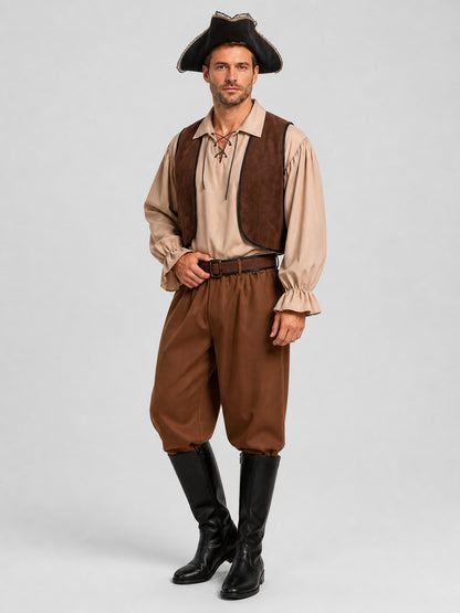 Matching Pirate Costumes for Couples for Halloween Cosplay Costumes detail