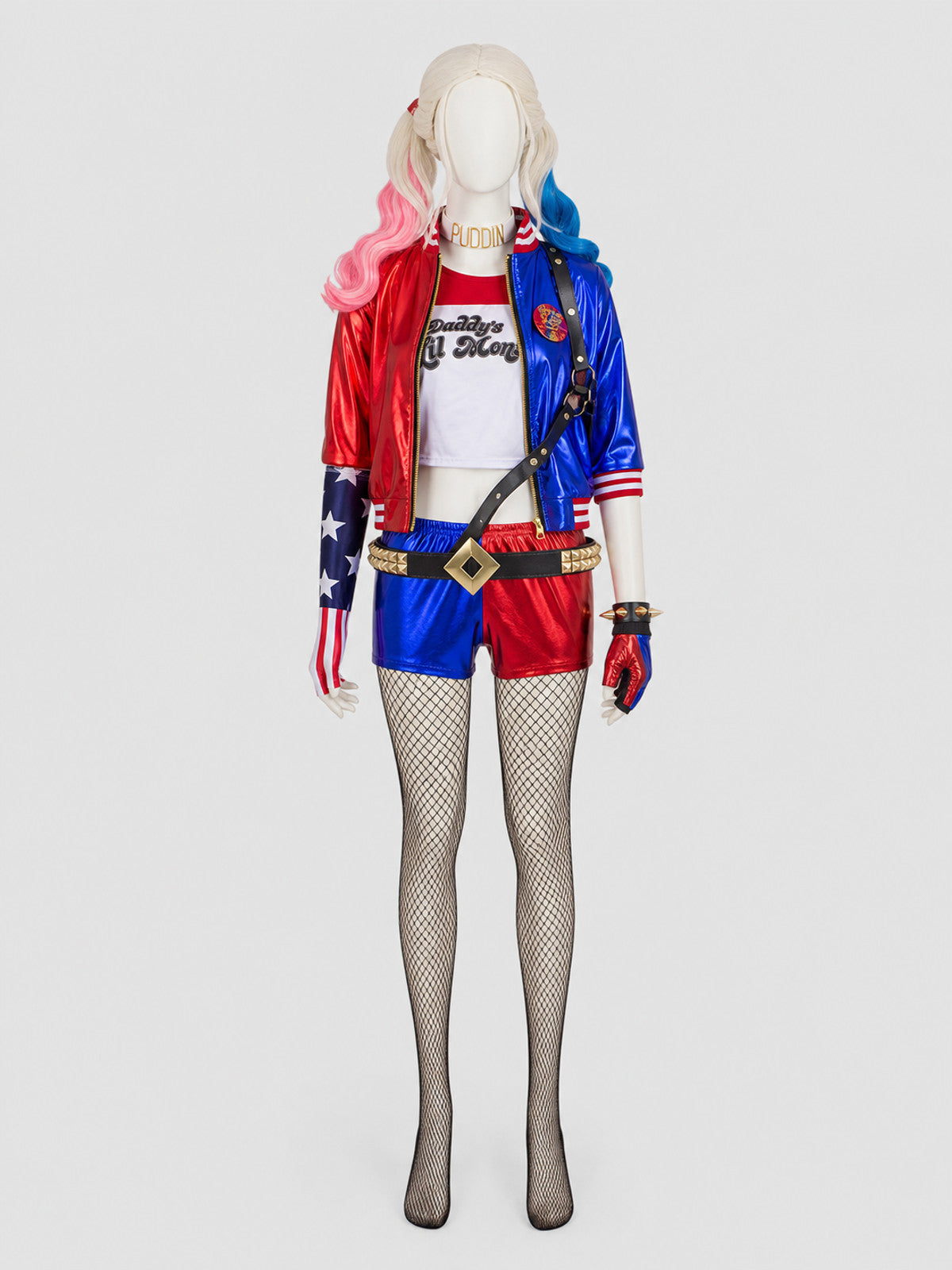 Harley Quinn Costume, Cosplay and Halloween Costume Set Costumes detail