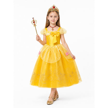 Princess Costume with Crown and Magic Wand Costume Headwear detail