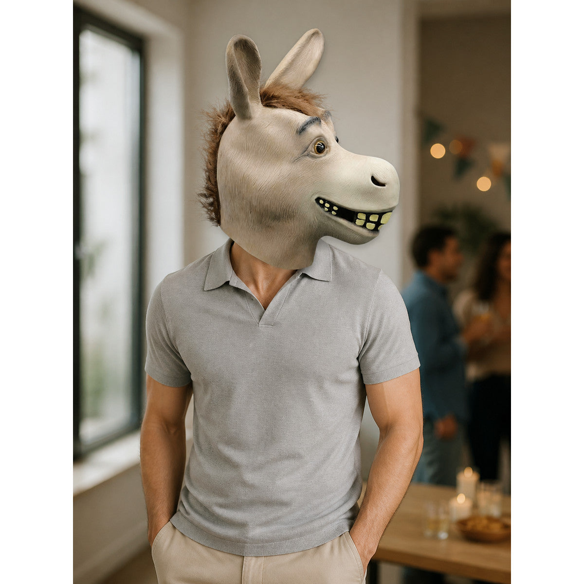 Carnival Donkey Head Headpiece for Halloween lifestyle view