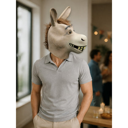 Carnival Donkey Head Headpiece for Halloween lifestyle view
