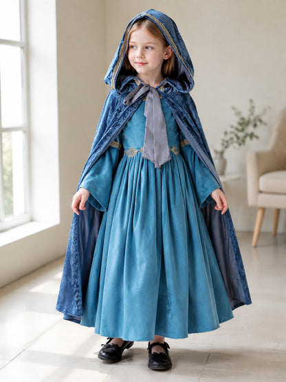 Medieval Hooded Dress for Cosplay lifestyle view