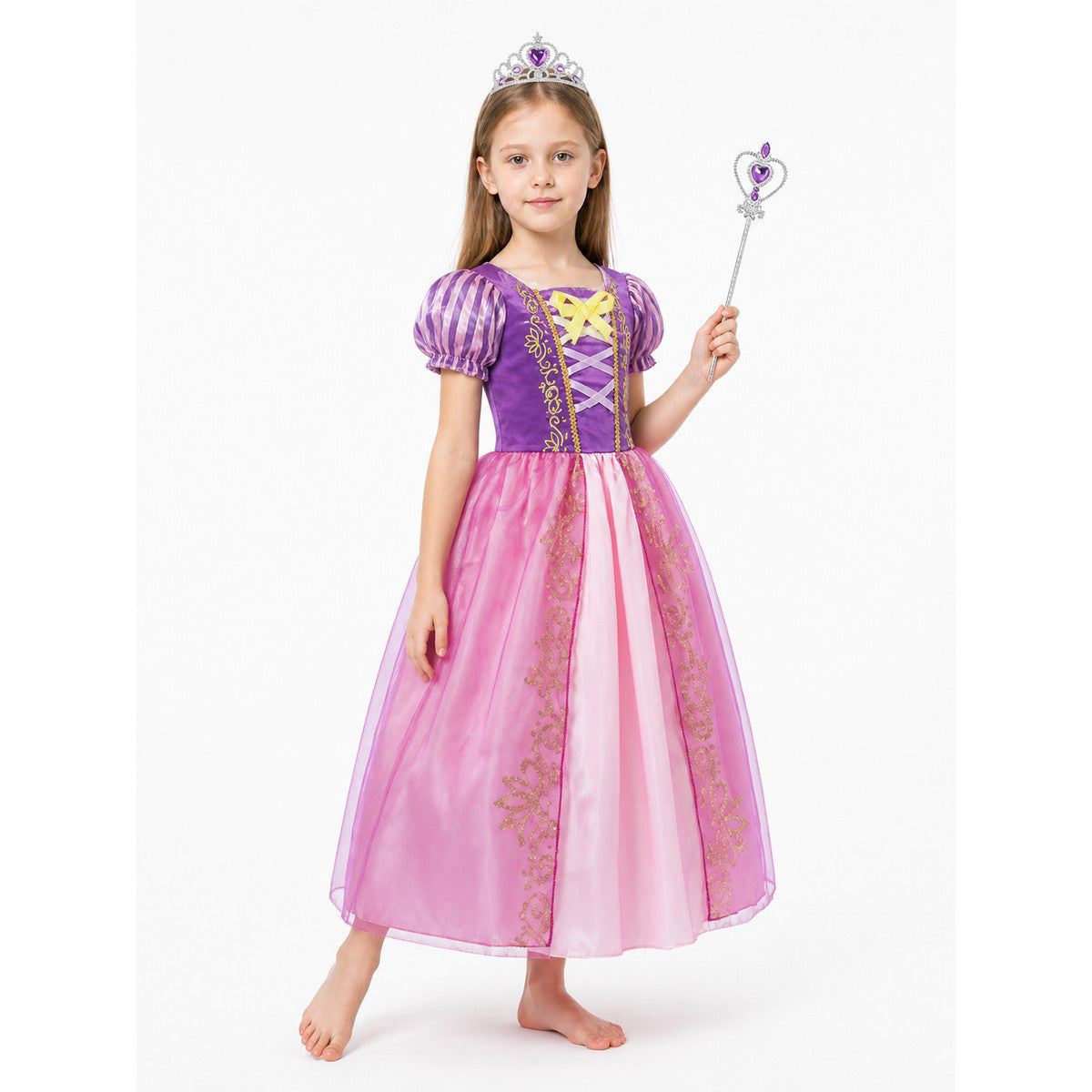 Halloween Costume with a Puffy Skirt and Crown Costume Headwear detail