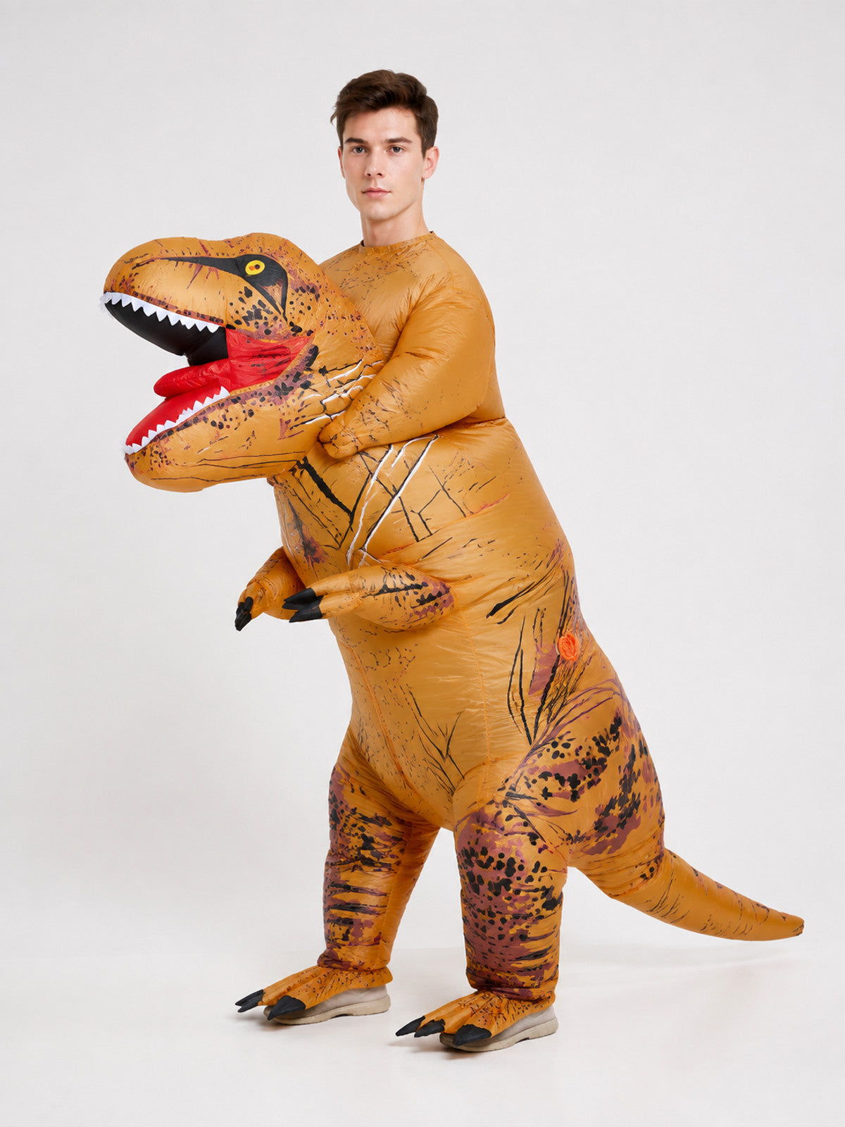 Inflatable Dinosaur Costume with Head, Feet, and Tail main product view