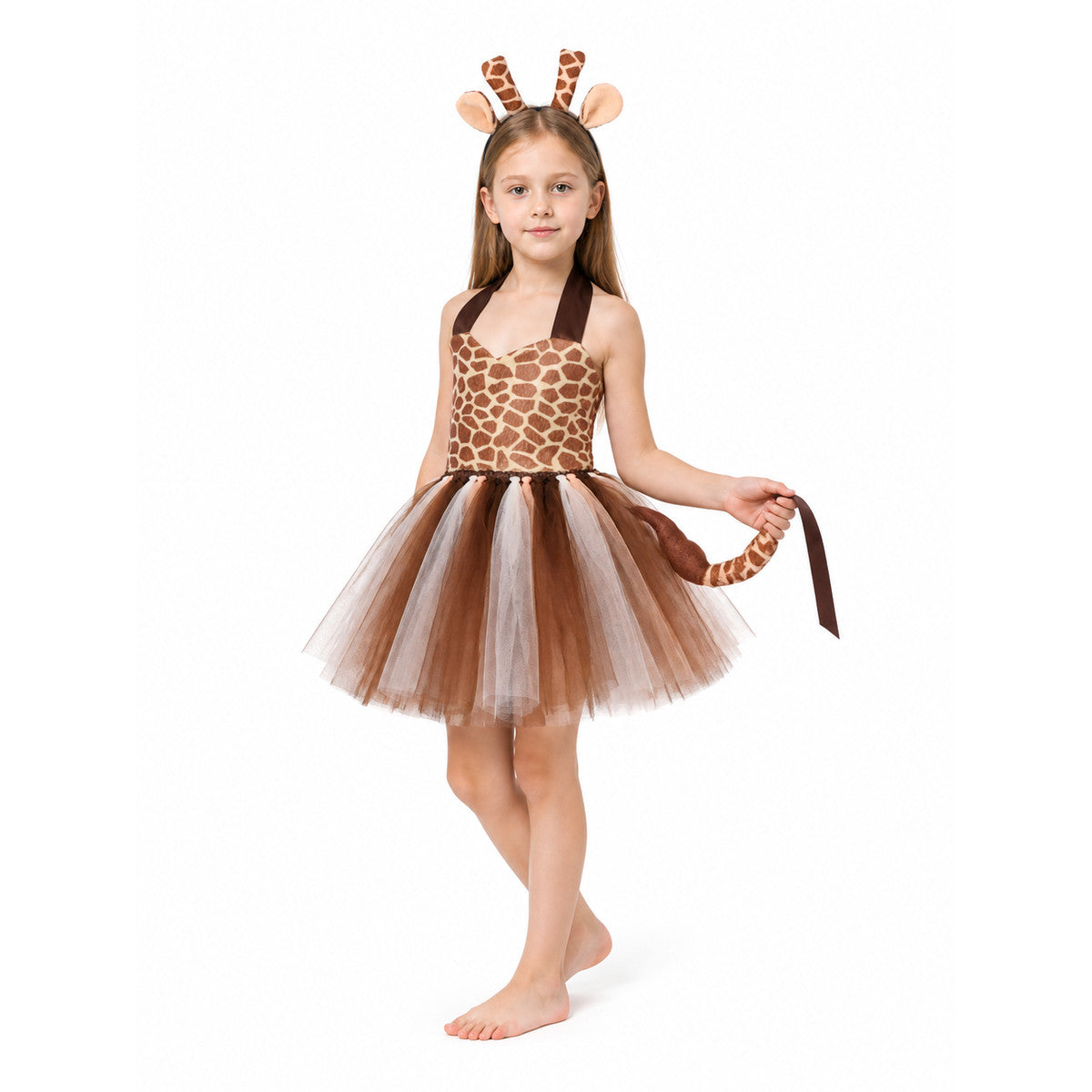 Children’s Giraffe Costume with Full Skirt and Tail product detail
