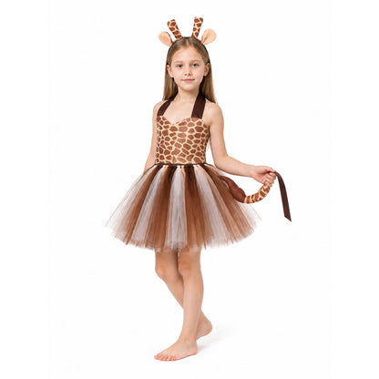 Children’s Giraffe Costume with Full Skirt and Tail product detail