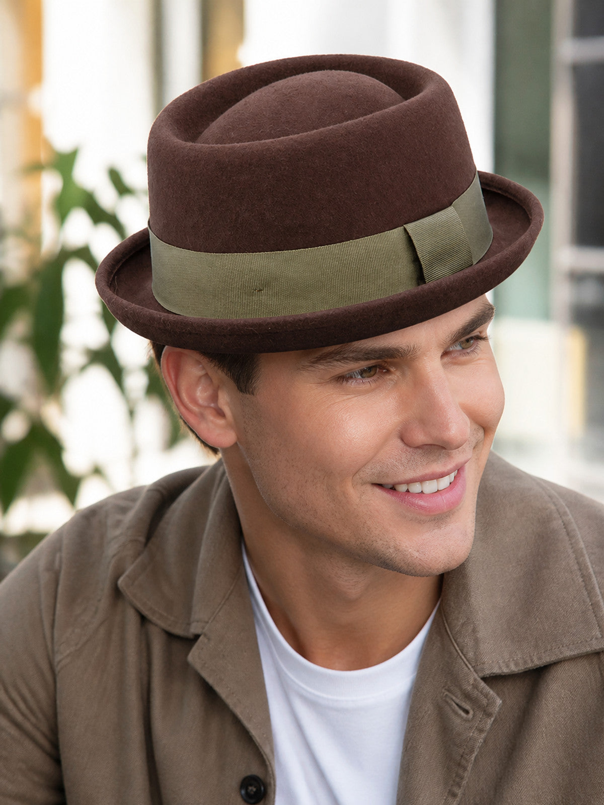 Wide-Brimmed Carnival Fedora Hat