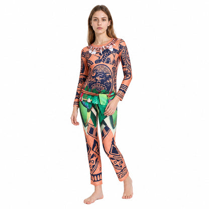 Maui Carnival Costume, Cosplay Jumpsuit Costumes detail