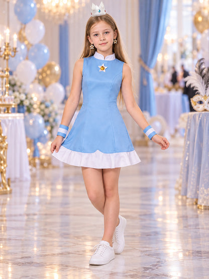 Cosplay Dress with Crown and Accessories lifestyle view