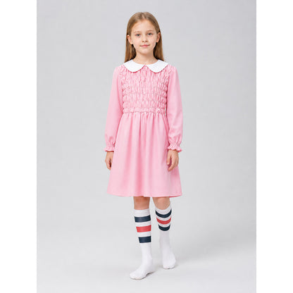 Stranger Things Cosplay Dress with Leg Warmers Costume Dresses detail