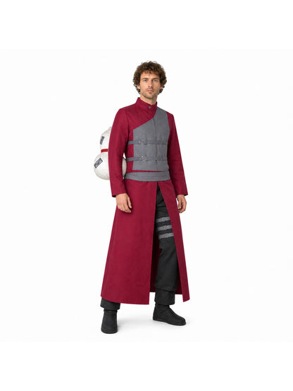 Gaara Cosplay Costume with Gray Vest and Gourd Costumes detail