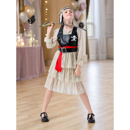 Kids' Pirate Costume for Parties and Stage Performances