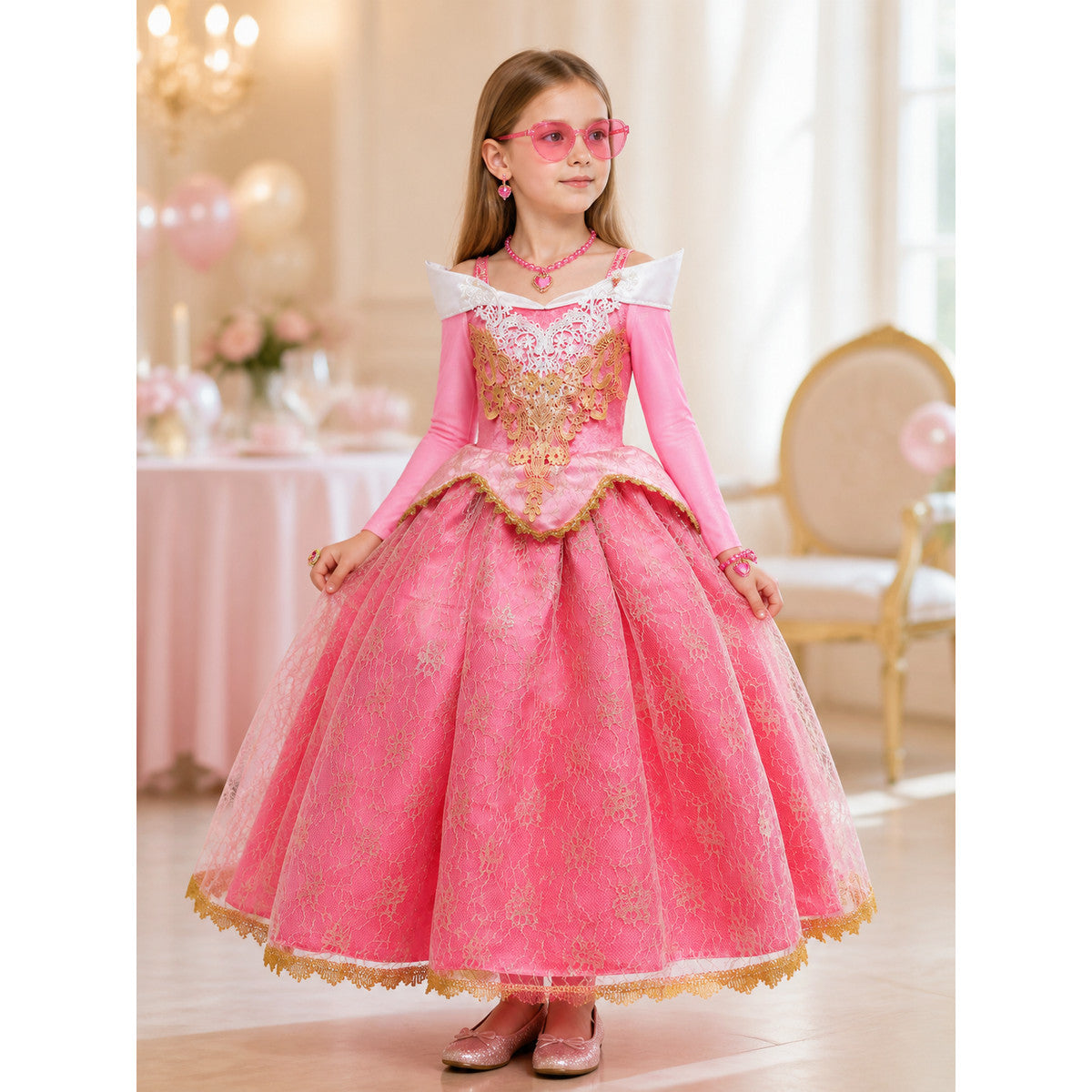 Pink Princess Halloween Costume lifestyle view