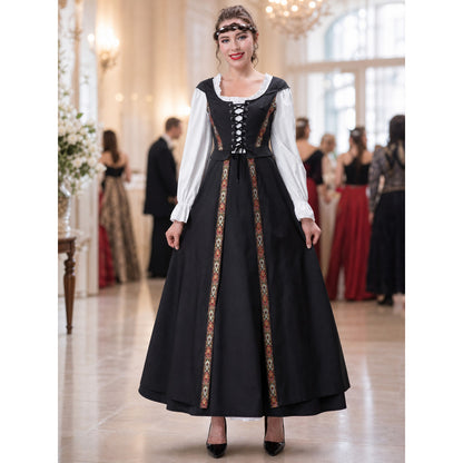 Medieval-Style Costume Dress for Cosplay