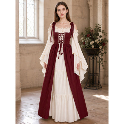 Renaissance-Style Costume Dress with Lacing lifestyle view