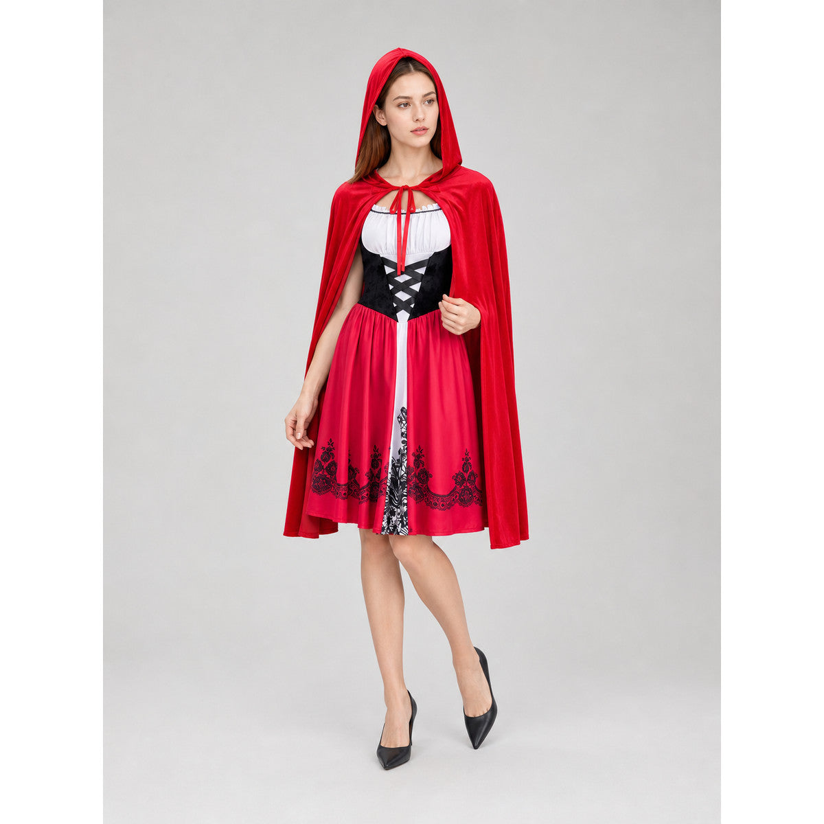 Little Red Riding Hood Costume: Dress and Cape