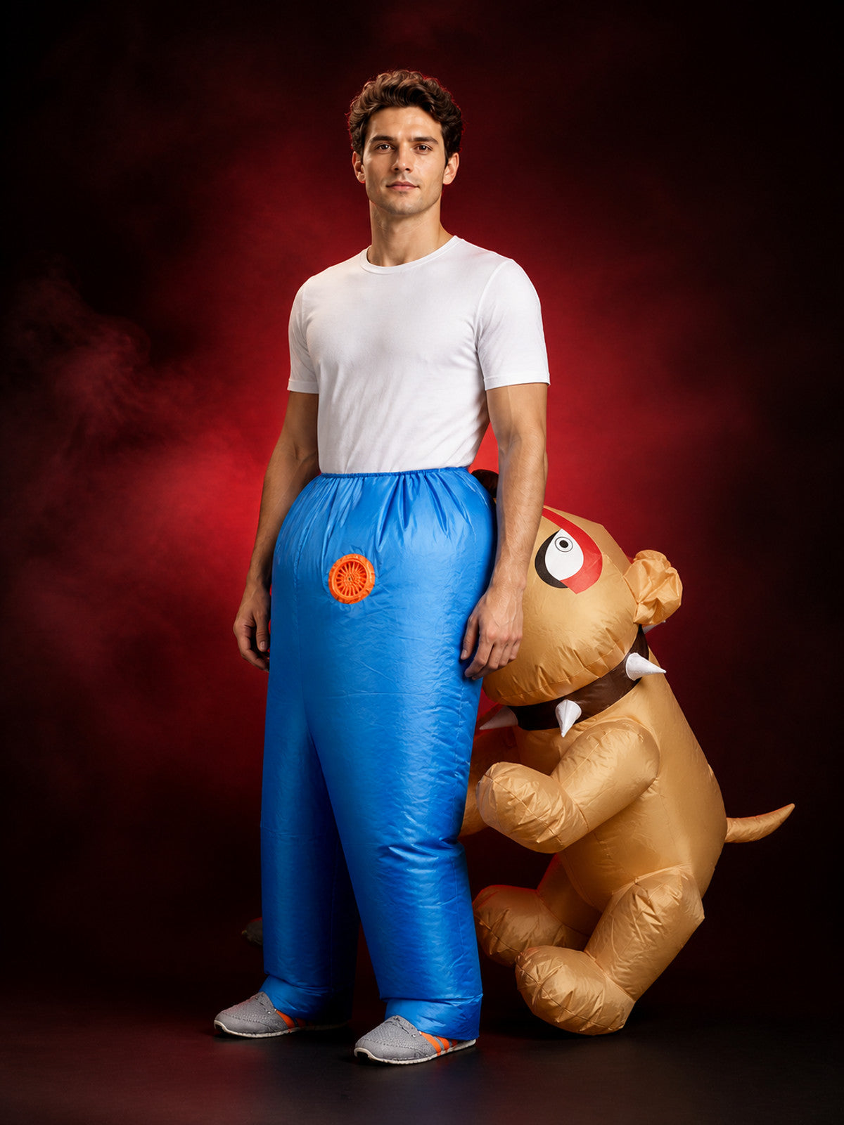 Inflatable Dinosaur Costume for Adults, Funny Halloween Party Outfit main product view