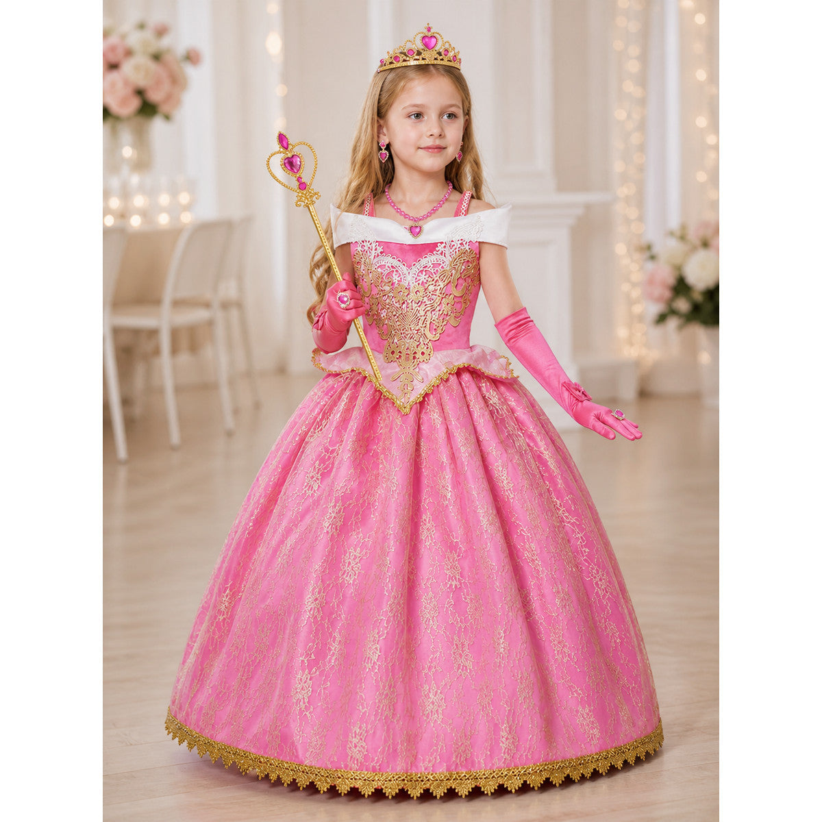 Princess Costume for Halloween and Cosplay lifestyle view