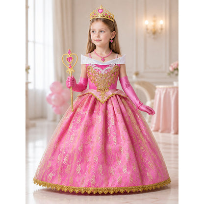 Pink Princess Costume for Halloween lifestyle view