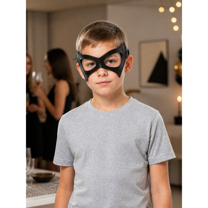 Black Cat Carnival Mask for Halloween and Cosplay lifestyle view