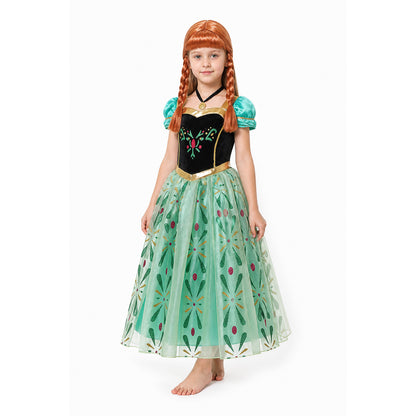 Princess Costume with Wig and Necklace Costume Wigs detail