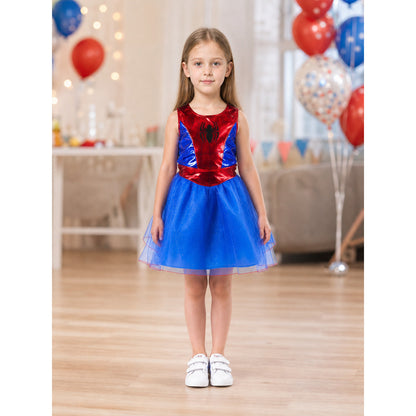 Superhero Costume: Dress and Mask lifestyle view