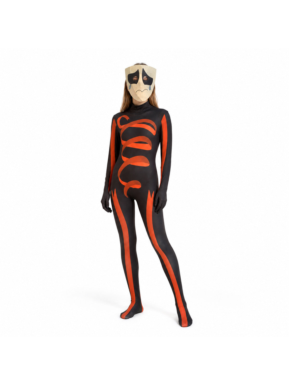 Pomni Cosplay Jumpsuit Costume with Mask Costume Masks detail
