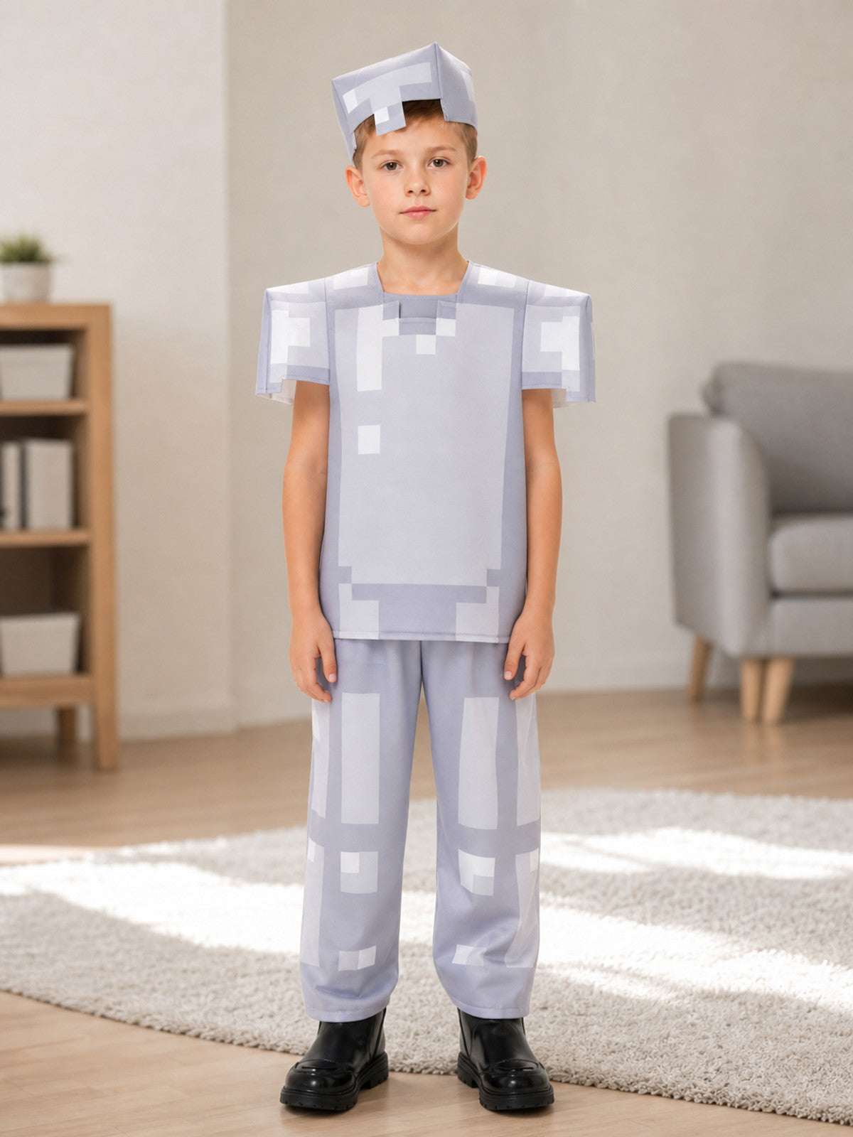 Minecraft Character Costume: Pixel Armor for Cosplay