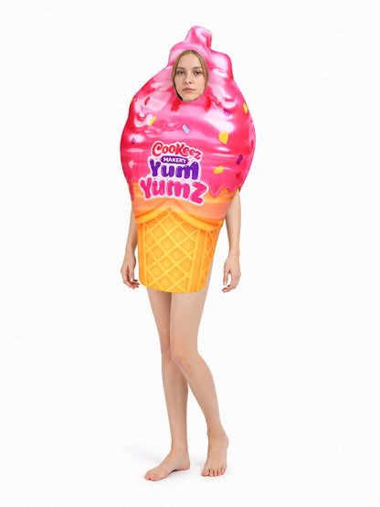 Jumpsuit in the Shape of a Giant Palm with Palm Line Pattern